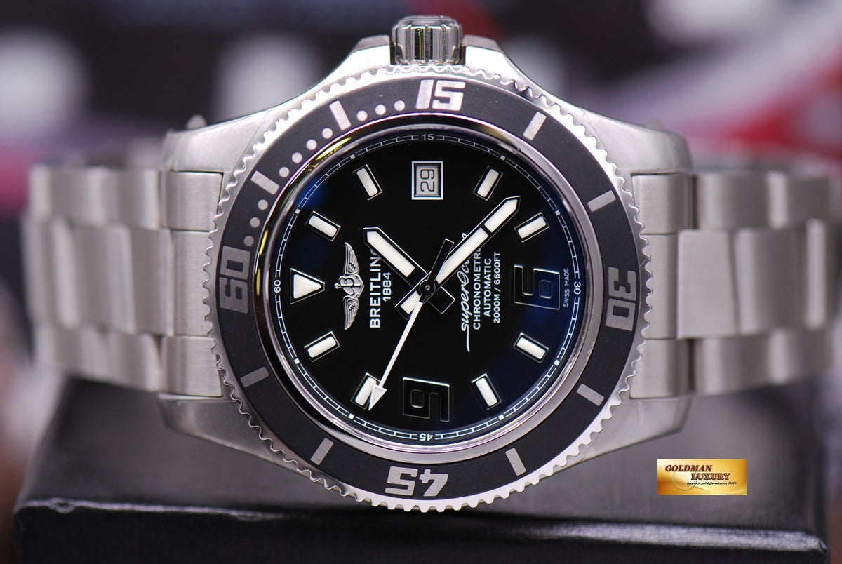 [SOLD] BREITLING SUPEROCEAN 44mm STEEL AUTOMATIC (LNIB)