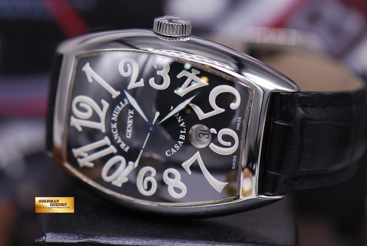 [SOLD] FRANCK MULLER CASABLANCA SS GENTS 8880 C DT AUTOMATIC BLACK (MINT)