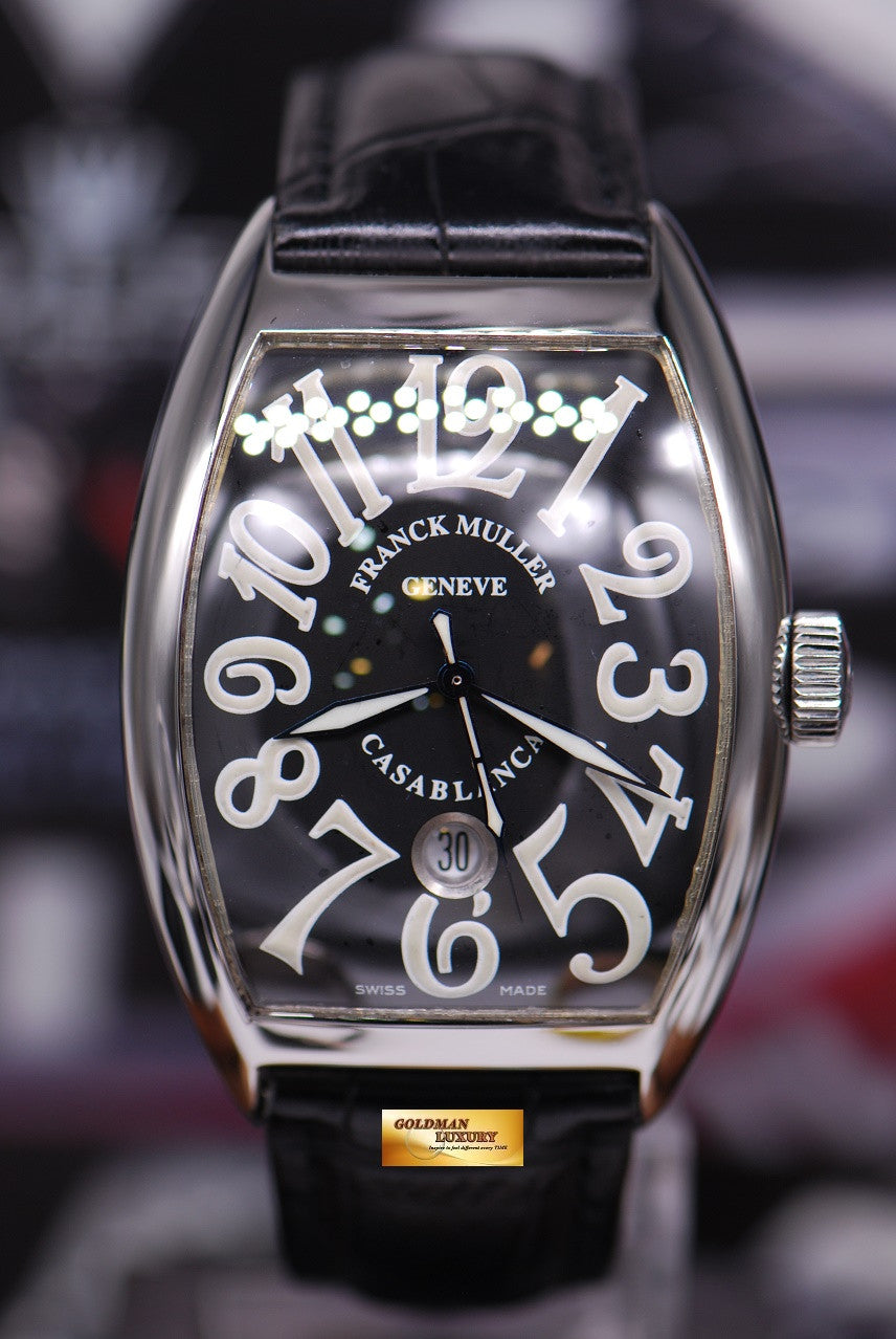 [SOLD] FRANCK MULLER CASABLANCA SS GENTS 8880 C DT AUTOMATIC BLACK (MINT)