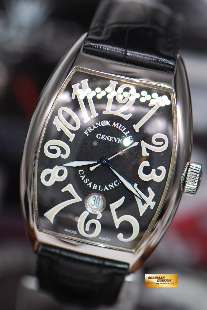 [SOLD] FRANCK MULLER CASABLANCA SS GENTS 8880 C DT AUTOMATIC BLACK (MINT)