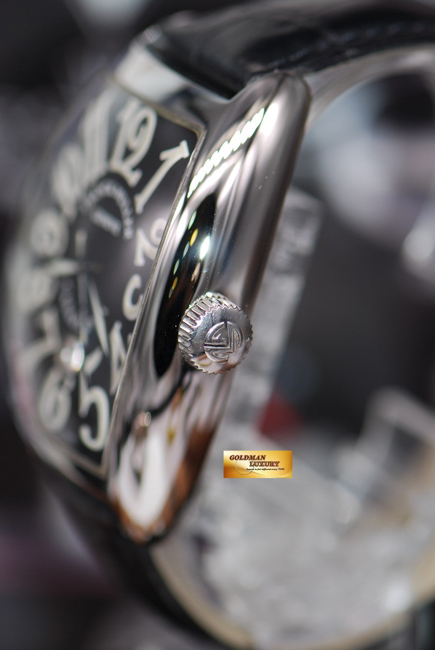 [SOLD] FRANCK MULLER CASABLANCA SS GENTS 8880 C DT AUTOMATIC BLACK (MINT)