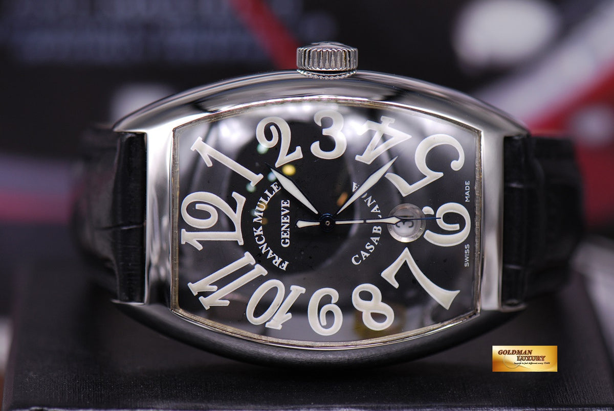 [SOLD] FRANCK MULLER CASABLANCA SS GENTS 8880 C DT AUTOMATIC BLACK (MINT)