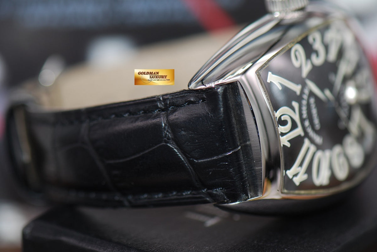 [SOLD] FRANCK MULLER CASABLANCA SS GENTS 8880 C DT AUTOMATIC BLACK (MINT)