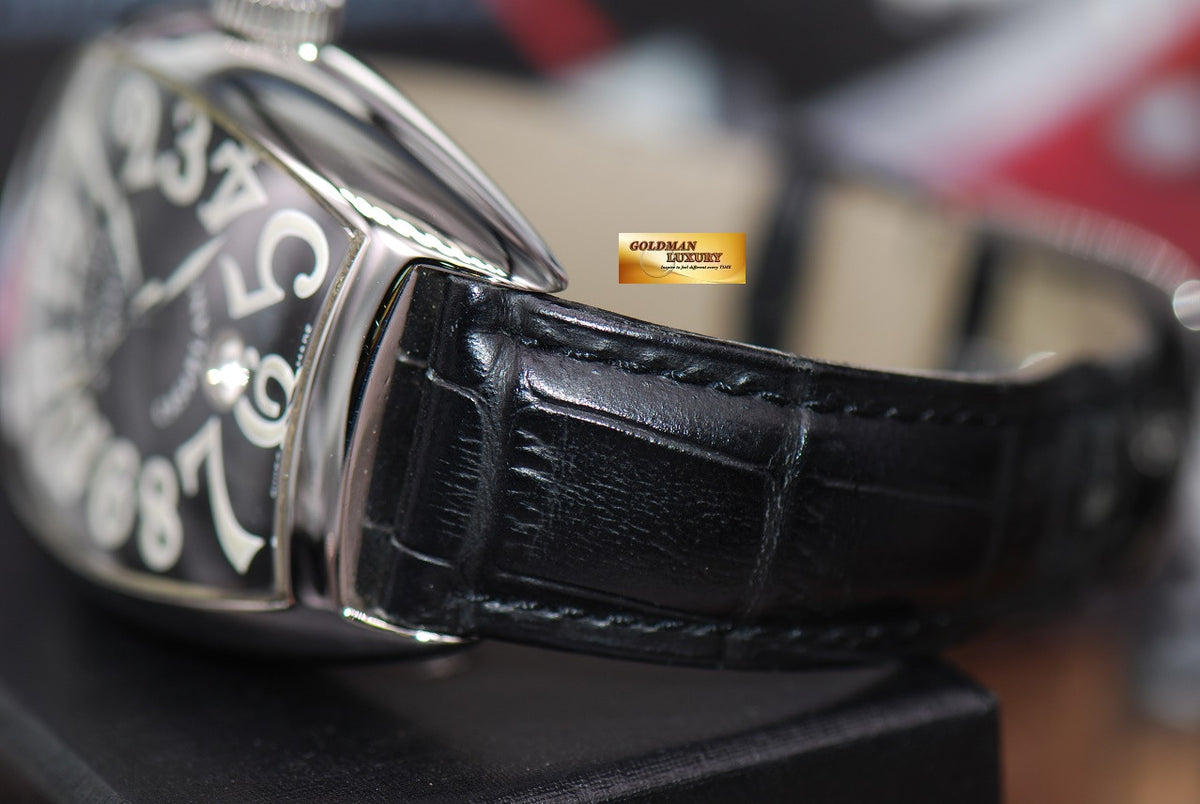 [SOLD] FRANCK MULLER CASABLANCA SS GENTS 8880 C DT AUTOMATIC BLACK (MINT)