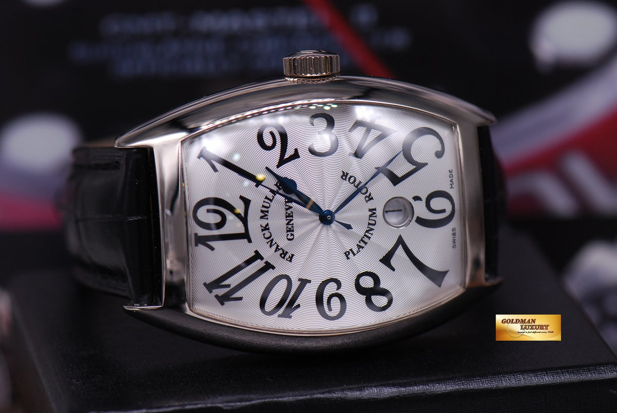 [SOLD] FRANCK MULLER CURVEX 18K WHITE GOLD GENTS 8880 SC DT AUTOMATIC (MINT)
