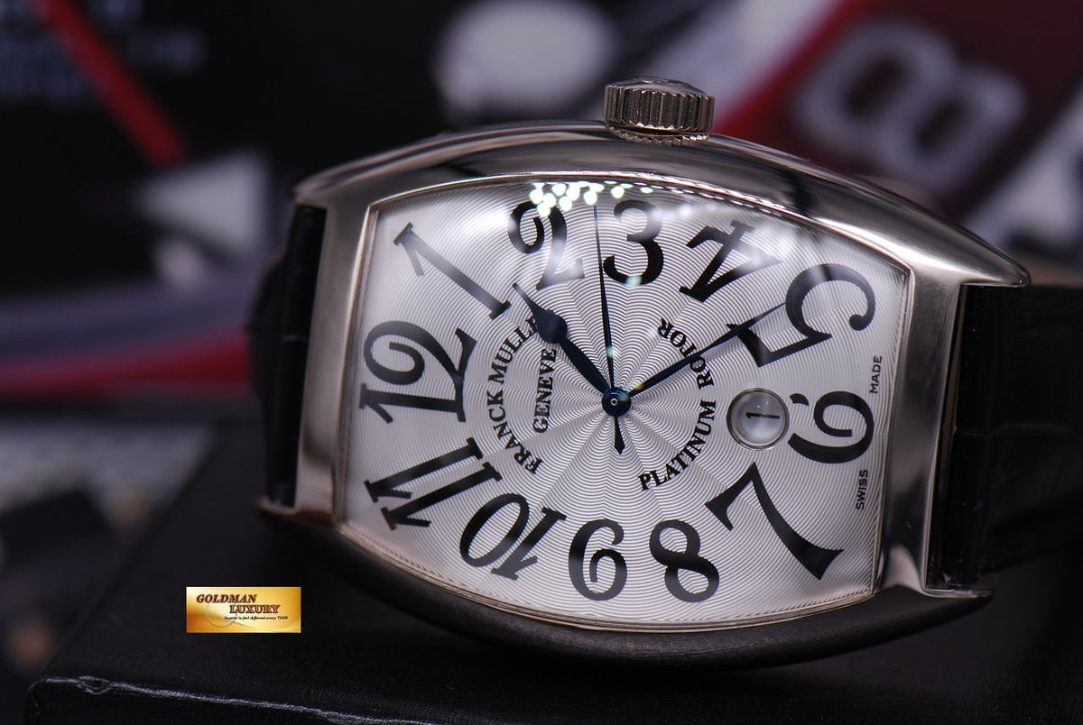 [SOLD] FRANCK MULLER CURVEX 18K WHITE GOLD GENTS 8880 SC DT AUTOMATIC (MINT)