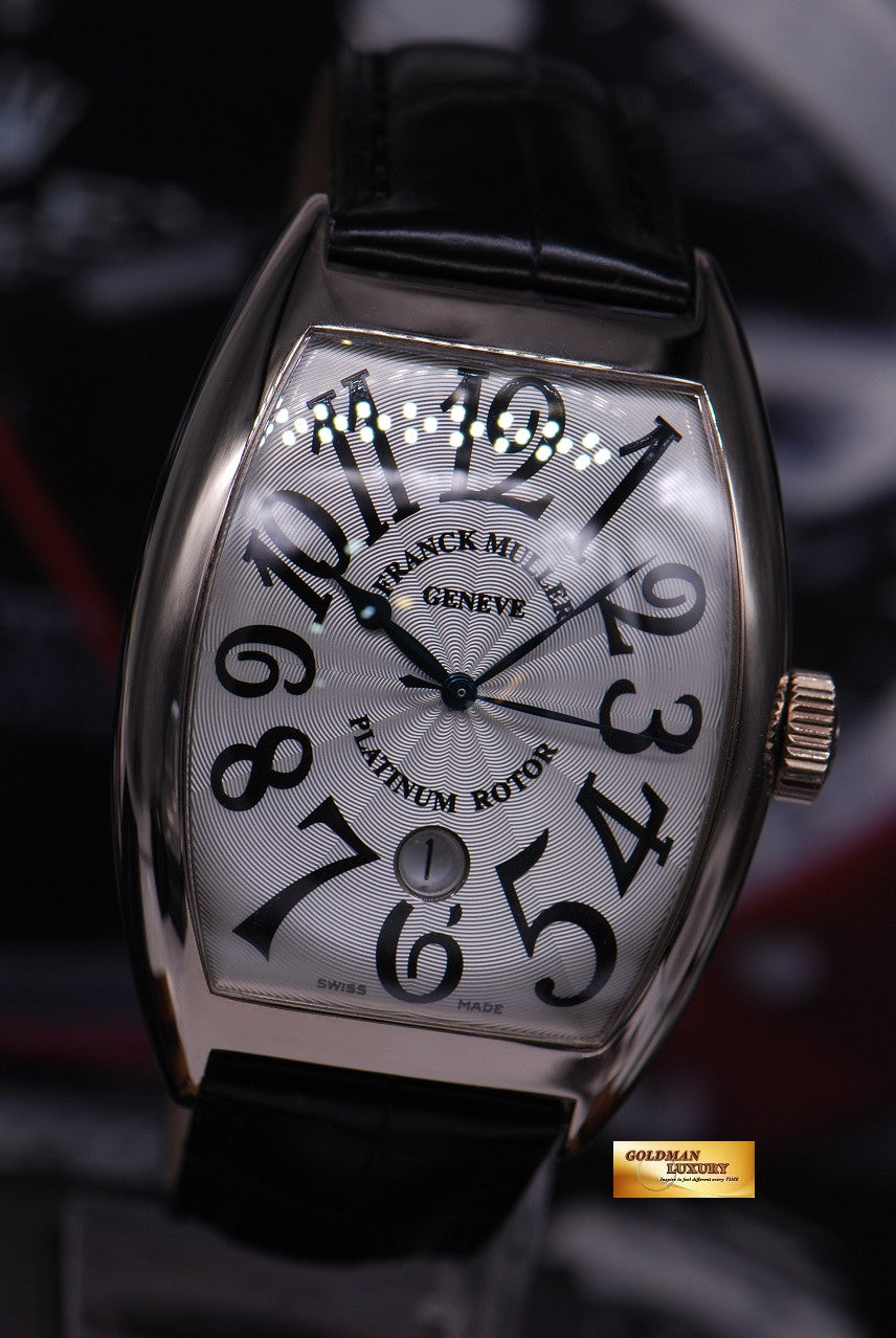 [SOLD] FRANCK MULLER CURVEX 18K WHITE GOLD GENTS 8880 SC DT AUTOMATIC (MINT)