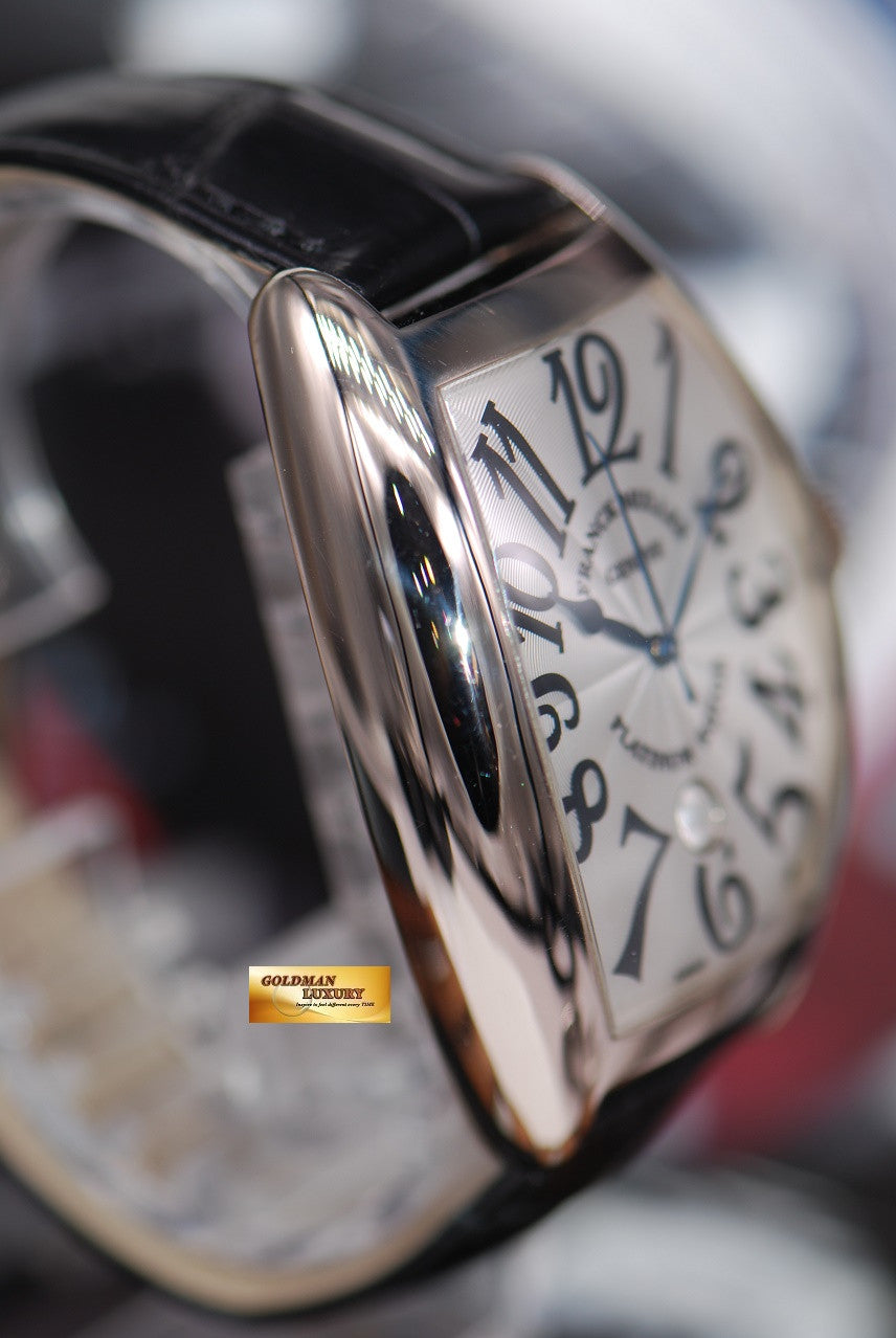 [SOLD] FRANCK MULLER CURVEX 18K WHITE GOLD GENTS 8880 SC DT AUTOMATIC (MINT)