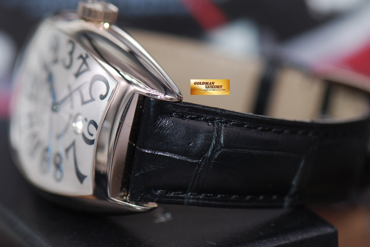 [SOLD] FRANCK MULLER CURVEX 18K WHITE GOLD GENTS 8880 SC DT AUTOMATIC (MINT)