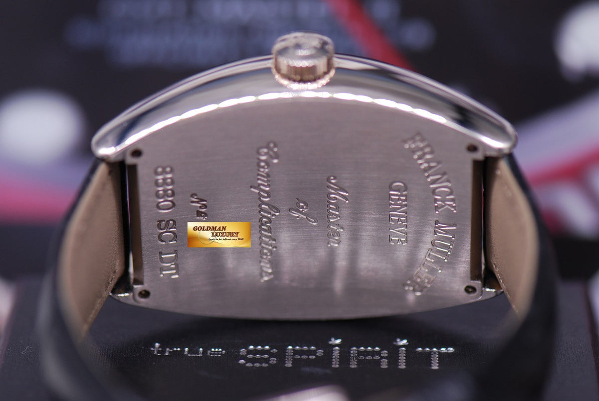 [SOLD] FRANCK MULLER CURVEX 18K WHITE GOLD GENTS 8880 SC DT AUTOMATIC (MINT)