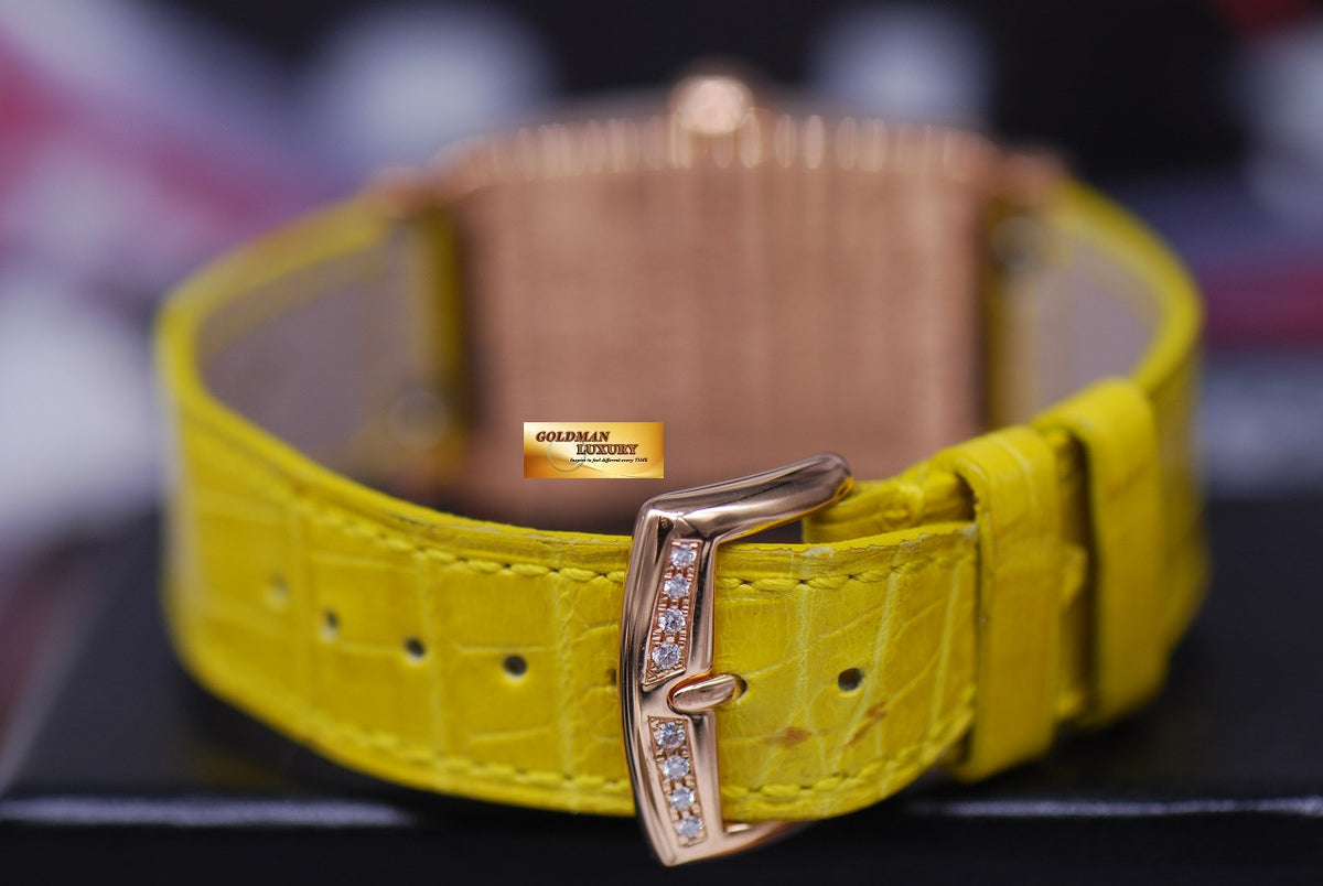 [SOLD] FRANCK MULLER LONG ISLAND 18K ROSE GOLD 2 ROWS DIAMONDS QUARTZ 902 QZ D (MINT)