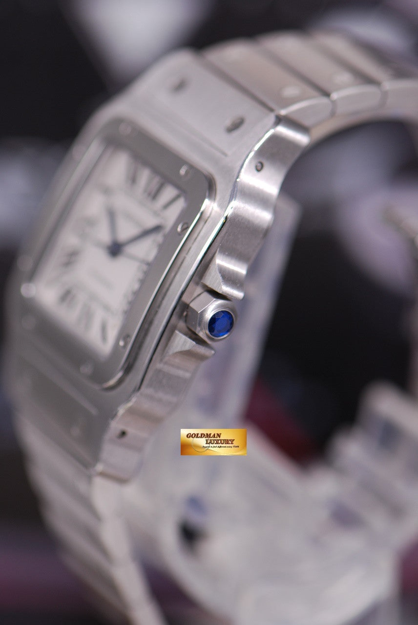 [SOLD] CARTIER SANTOS MIDSIZE GENTS SS AUTOMATIC 2823 (MINT)
