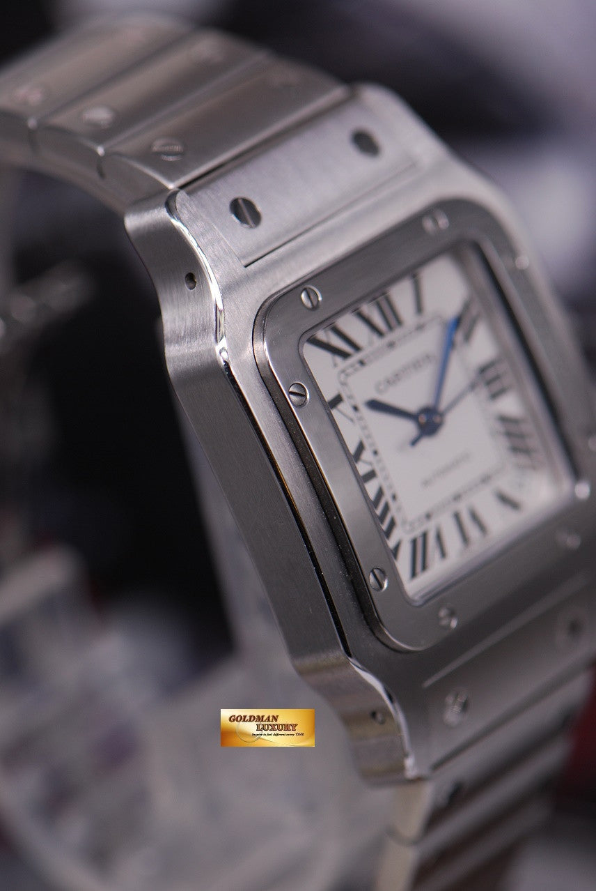 [SOLD] CARTIER SANTOS MIDSIZE GENTS SS AUTOMATIC 2823 (MINT)