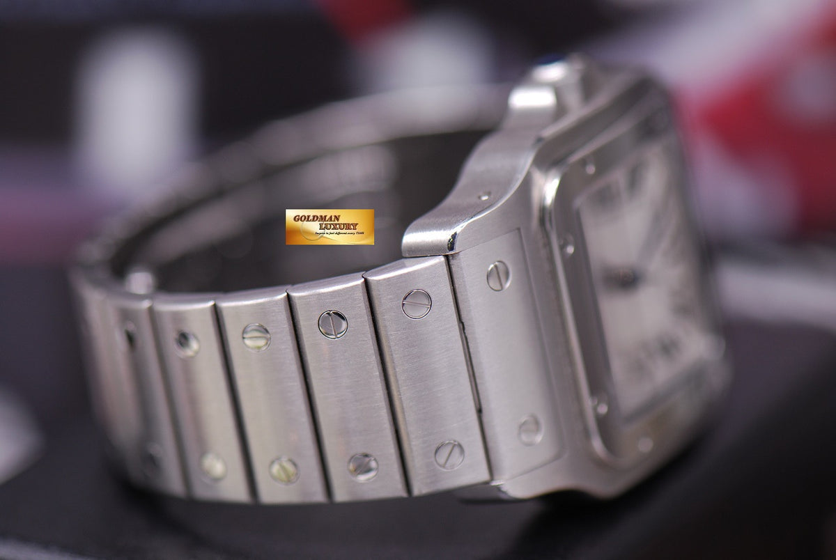[SOLD] CARTIER SANTOS MIDSIZE GENTS SS AUTOMATIC 2823 (MINT)