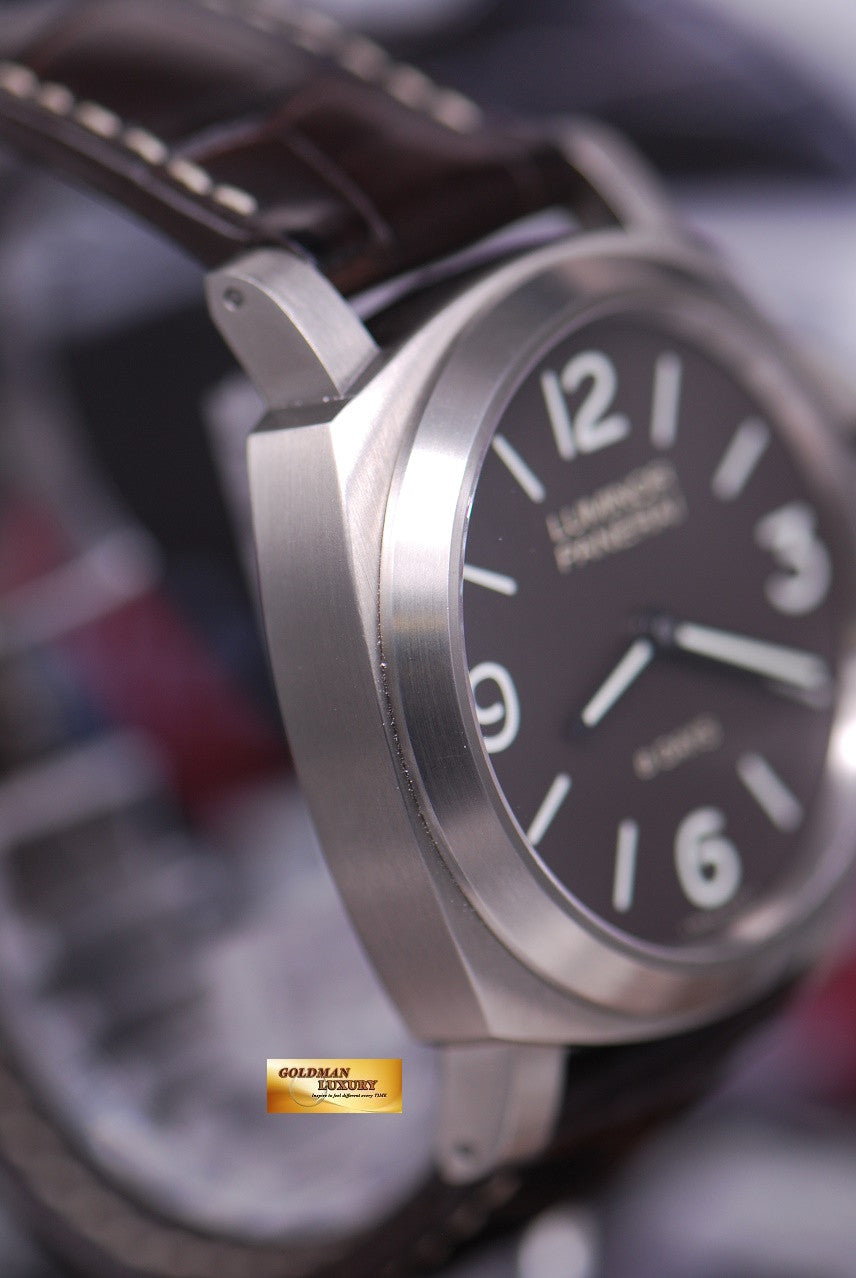[SOLD] PANERAI LUMINOR TITANIUM 8 DAYS TOBACCO BROWN DIAL PAM 562 MANUAL (NEAR MINT)