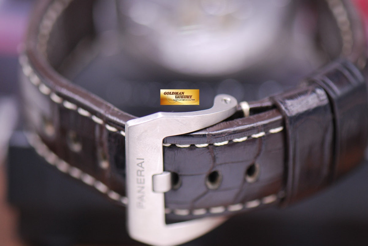 [SOLD] PANERAI LUMINOR TITANIUM 8 DAYS TOBACCO BROWN DIAL PAM 562 MANUAL (NEAR MINT)