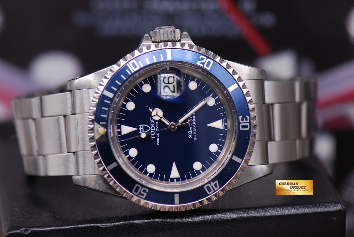 [SOLD] TUDOR OYSTER PRINCEDATE SUBMARINER BLUE DIAL / BLUE BEZEL 40mm Ref 79090 (MINT)