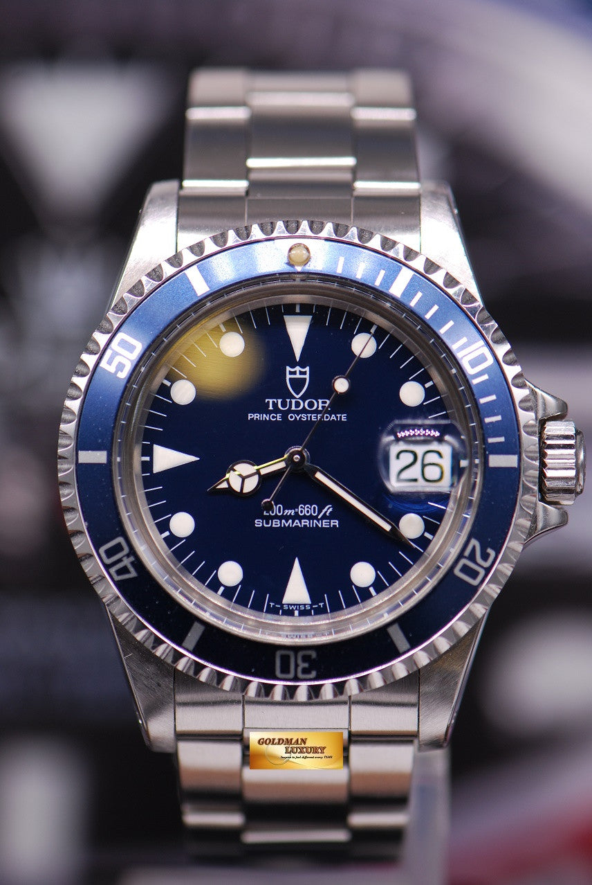 [SOLD] TUDOR OYSTER PRINCEDATE SUBMARINER BLUE DIAL / BLUE BEZEL 40mm Ref 79090 (MINT)
