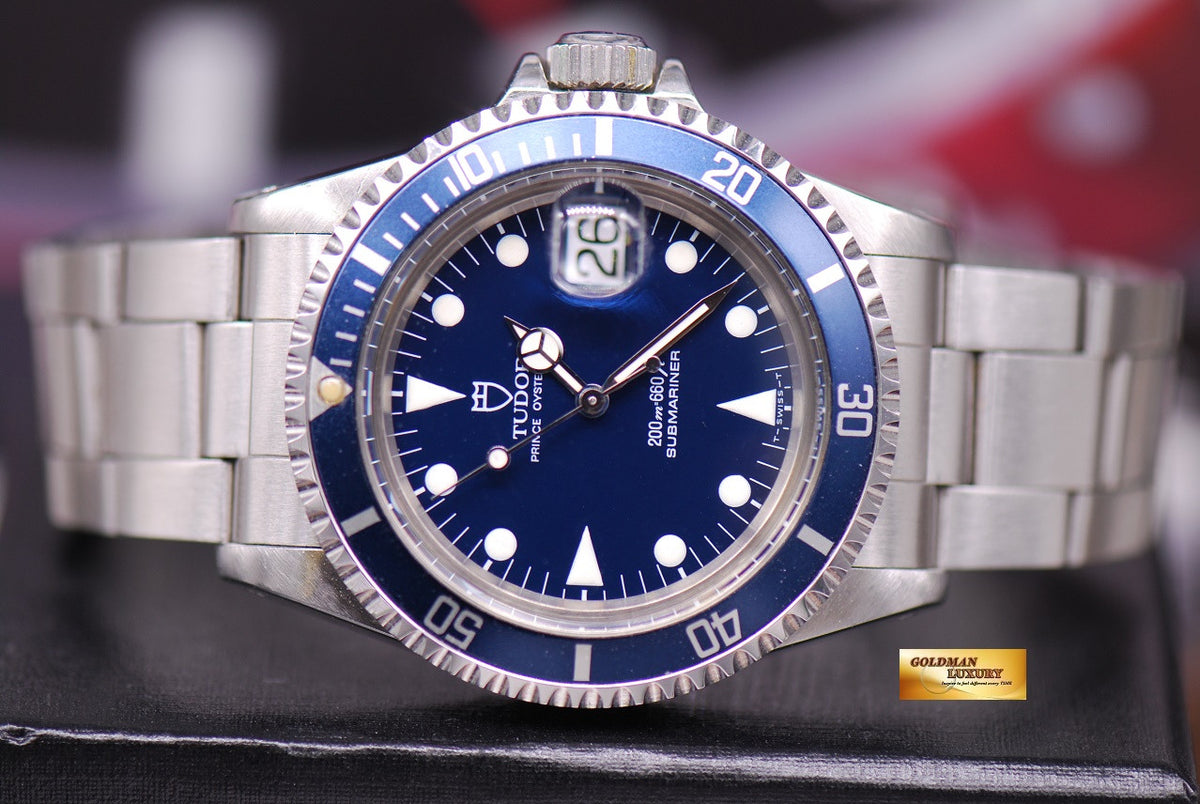 [SOLD] TUDOR OYSTER PRINCEDATE SUBMARINER BLUE DIAL / BLUE BEZEL 40mm Ref 79090 (MINT)