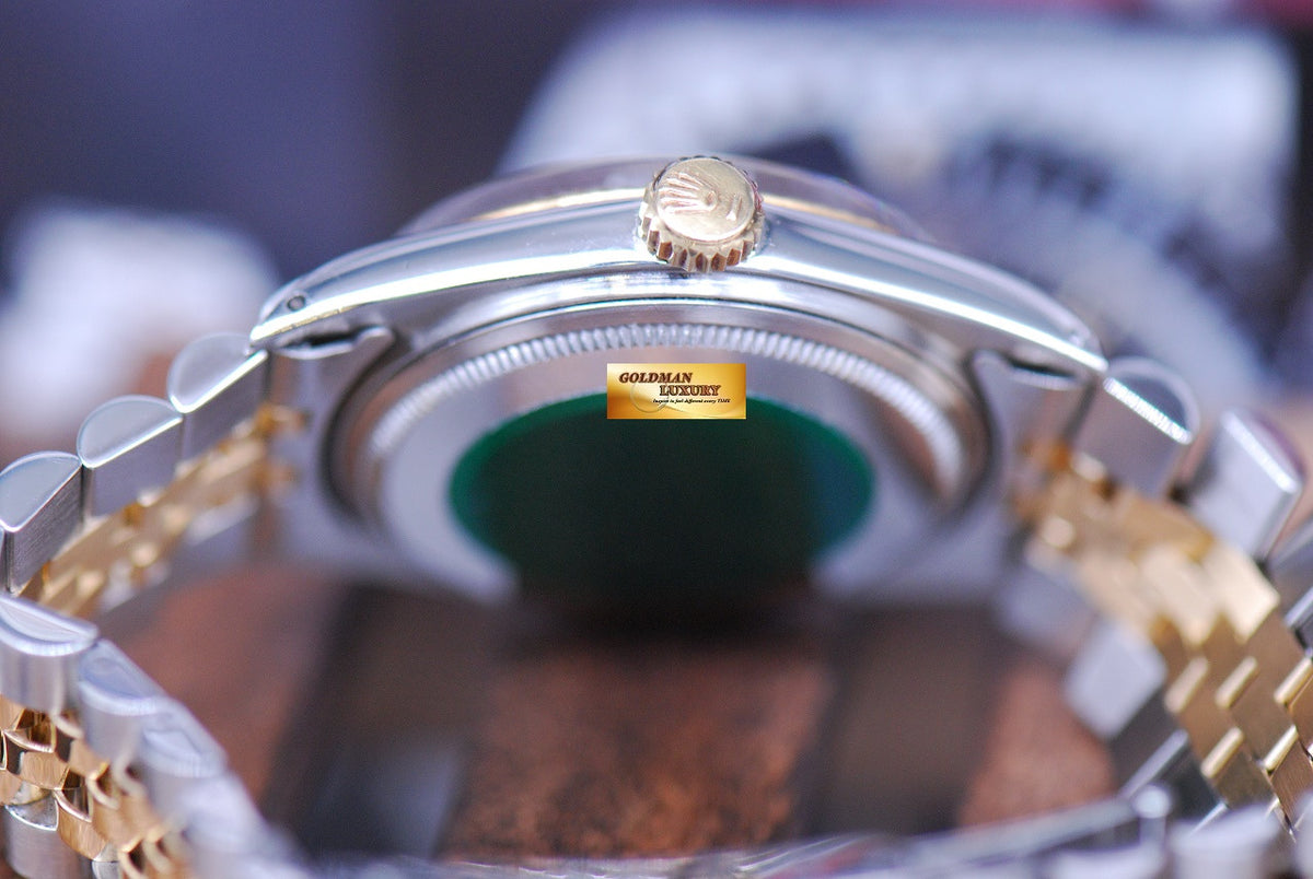 [SOLD] ROLEX OYSTER PERPETUAL 36mm DATEJUST HALF-GOLD JUBILEE BLACK (NEAR MINT)