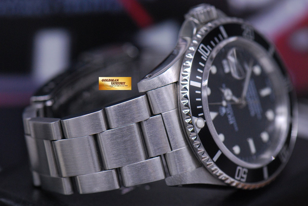 [SOLD] ROLEX OYSTER PERPETUAL SUBMARINER BLACK Ref : 16610 (NEAR MINT)