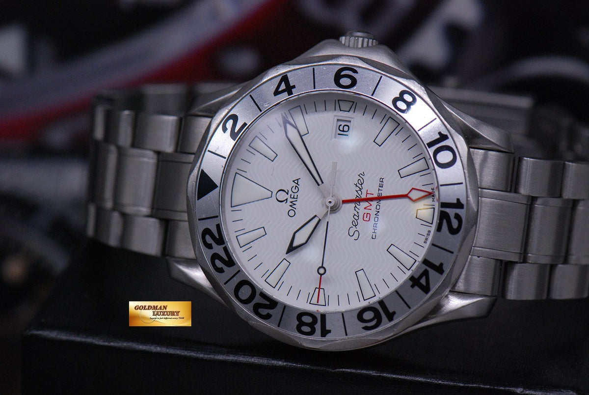 [SOLD] OMEGA SEAMASTER GMT DIVER 41mm AUTOMATIC WHITE 2538.2000 (NEAR MINT)