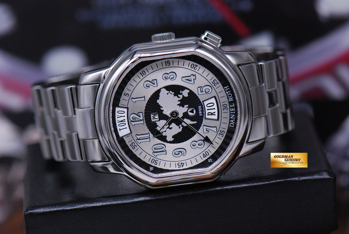 [SOLD] DANIEL ROTH METROPOLITIAN 24 VILLES WORLD TIME AUTOMATIC (MINT)