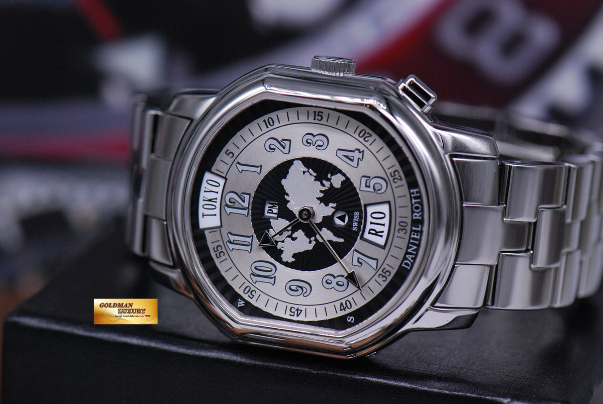 [SOLD] DANIEL ROTH METROPOLITIAN 24 VILLES WORLD TIME AUTOMATIC (MINT)