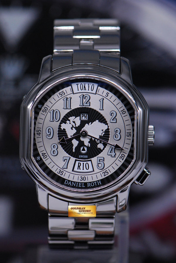[SOLD] DANIEL ROTH METROPOLITIAN 24 VILLES WORLD TIME AUTOMATIC (MINT)