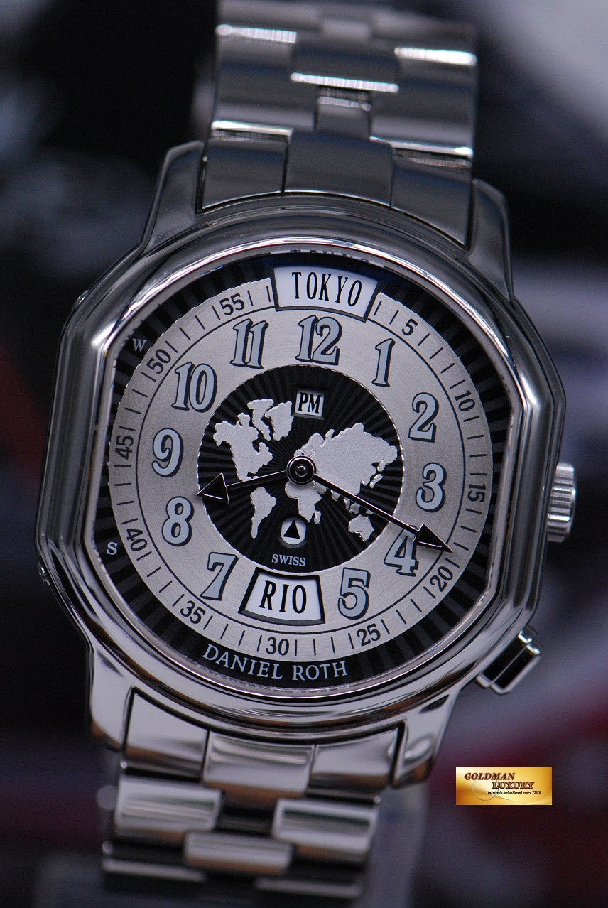 [SOLD] DANIEL ROTH METROPOLITIAN 24 VILLES WORLD TIME AUTOMATIC (MINT)