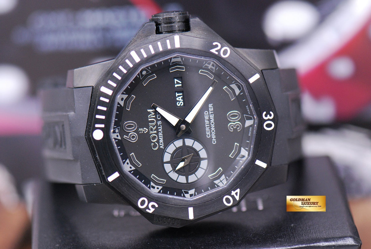 [SOLD] CORUM ADMIRAL’S CUP SEAFENDER 48 DEEP HULL PVD BLACK AUTOMATIC (LNIB)