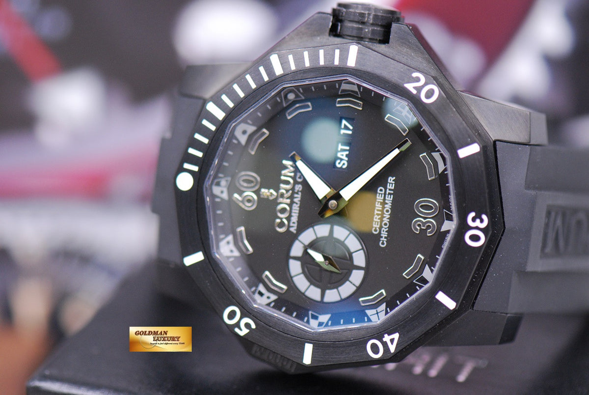 [SOLD] CORUM ADMIRAL’S CUP SEAFENDER 48 DEEP HULL PVD BLACK AUTOMATIC (LNIB)