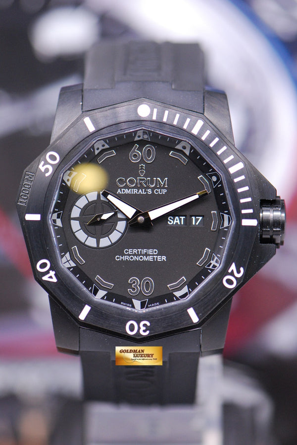 [SOLD] CORUM ADMIRAL’S CUP SEAFENDER 48 DEEP HULL PVD BLACK AUTOMATIC (LNIB)