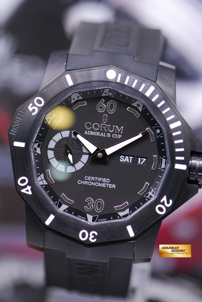 [SOLD] CORUM ADMIRAL’S CUP SEAFENDER 48 DEEP HULL PVD BLACK AUTOMATIC (LNIB)