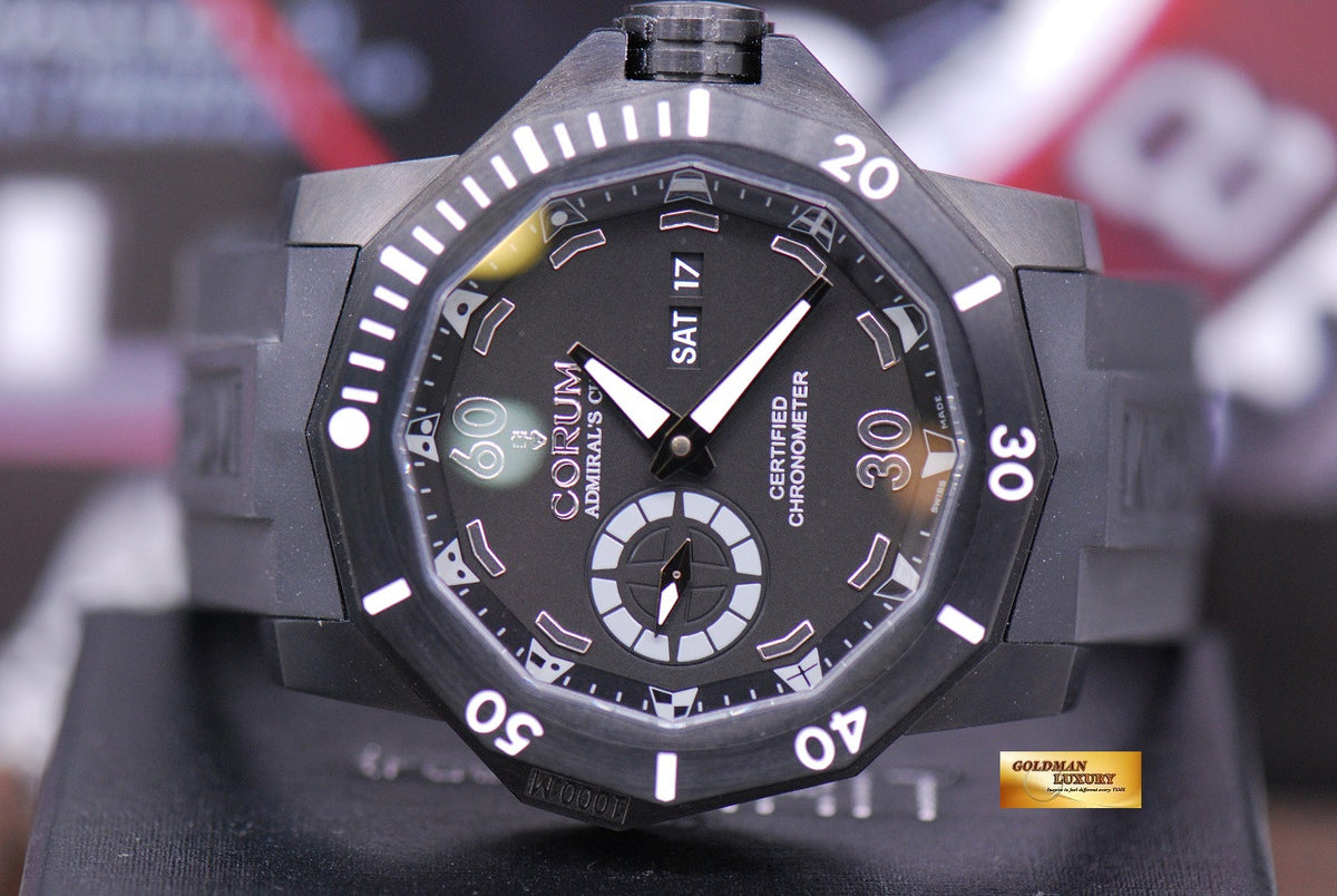 [SOLD] CORUM ADMIRAL’S CUP SEAFENDER 48 DEEP HULL PVD BLACK AUTOMATIC (LNIB)