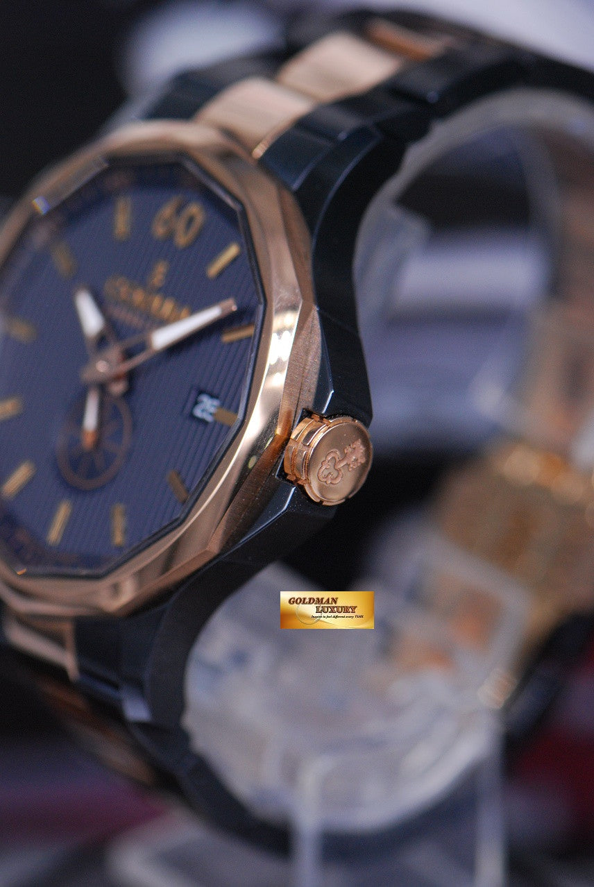 [SOLD] CORUM ADMIRAL’S CUP 42 LEGEND HALF-GOLD BLACK AUTOMATIC (LNIB)
