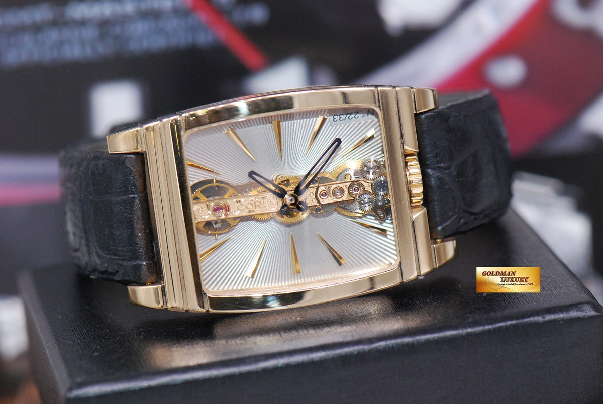 [SOLD] CORUM GOLDEN BRIDGE 18K YELLOW GOLD MANUAL LIMITED EDITION (NEAR MINT)