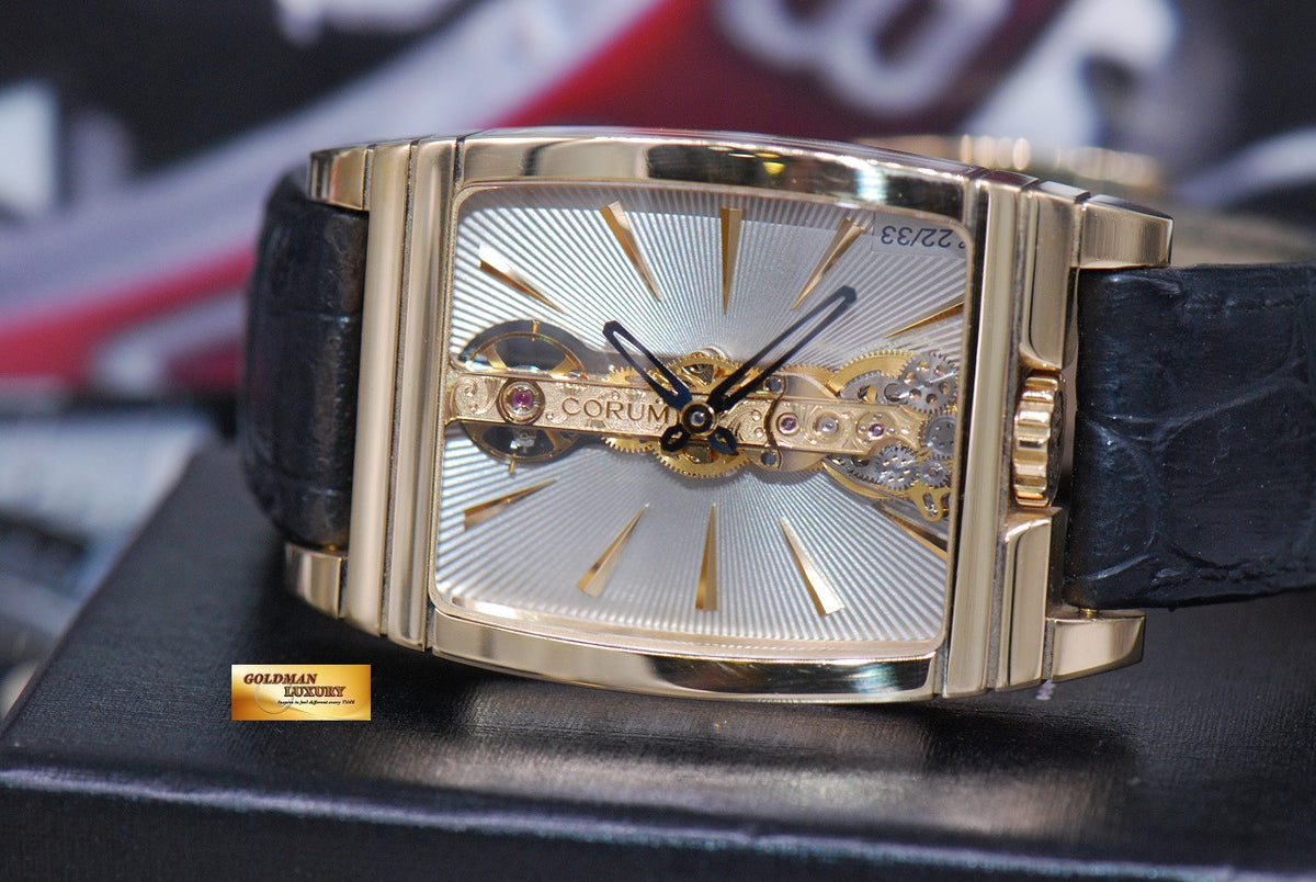 [SOLD] CORUM GOLDEN BRIDGE 18K YELLOW GOLD MANUAL LIMITED EDITION (NEAR MINT)
