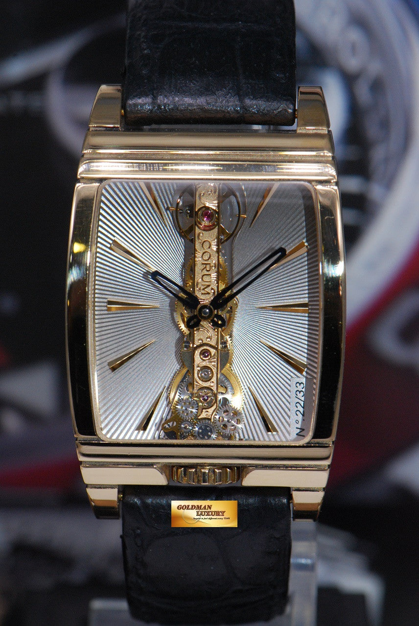 [SOLD] CORUM GOLDEN BRIDGE 18K YELLOW GOLD MANUAL LIMITED EDITION (NEAR MINT)