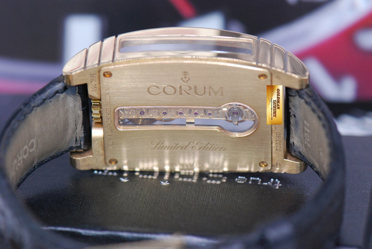 [SOLD] CORUM GOLDEN BRIDGE 18K YELLOW GOLD MANUAL LIMITED EDITION (NEAR MINT)
