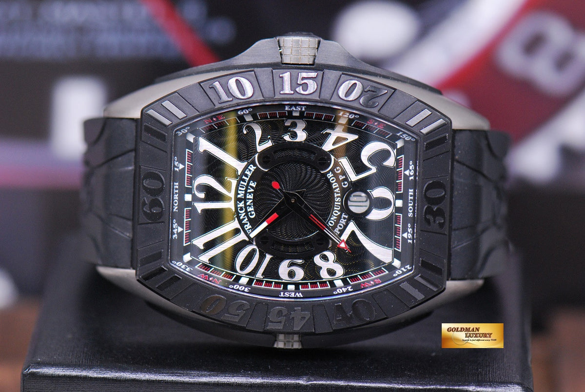[SOLD] FRANCK MULLER CONQUISTADOR SPORT GPG TITANIUM Ref 9900 SC DT TT (MINT)