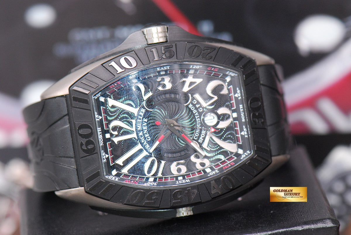 [SOLD] FRANCK MULLER CONQUISTADOR SPORT GPG TITANIUM Ref 9900 SC DT TT (MINT)