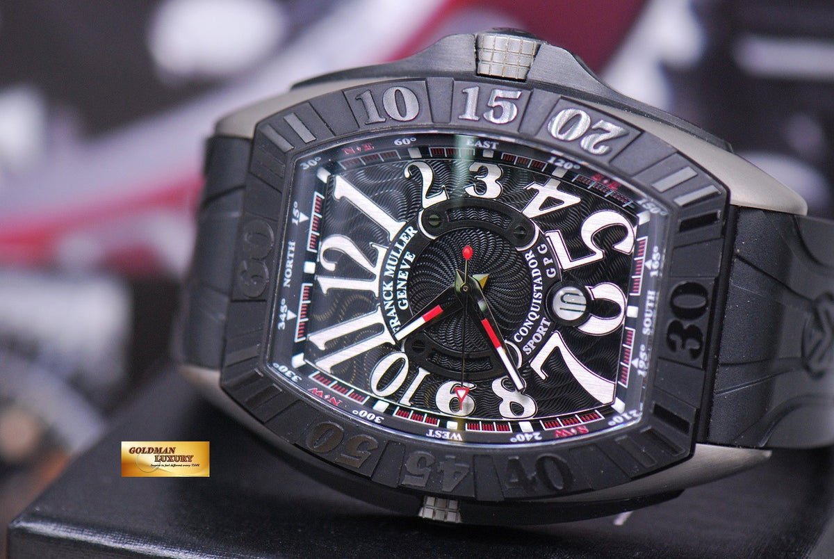 [SOLD] FRANCK MULLER CONQUISTADOR SPORT GPG TITANIUM Ref 9900 SC DT TT (MINT)