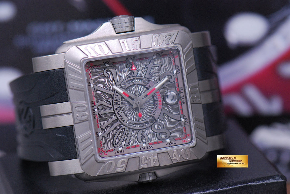 [SOLD] FRANCK MULLER CONQUISTADOR CORTEZ TITANIUM Ref 10800 SC DT TT (MINT)