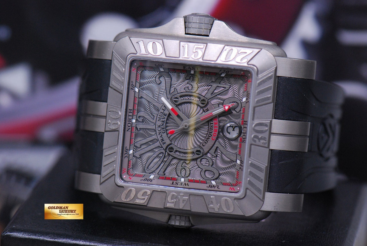 [SOLD] FRANCK MULLER CONQUISTADOR CORTEZ TITANIUM Ref 10800 SC DT TT (MINT)