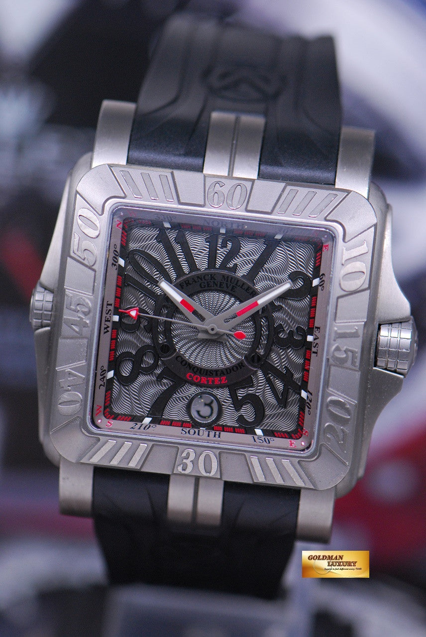 [SOLD] FRANCK MULLER CONQUISTADOR CORTEZ TITANIUM Ref 10800 SC DT TT (MINT)