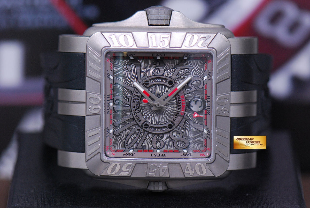 [SOLD] FRANCK MULLER CONQUISTADOR CORTEZ TITANIUM Ref 10800 SC DT TT (MINT)