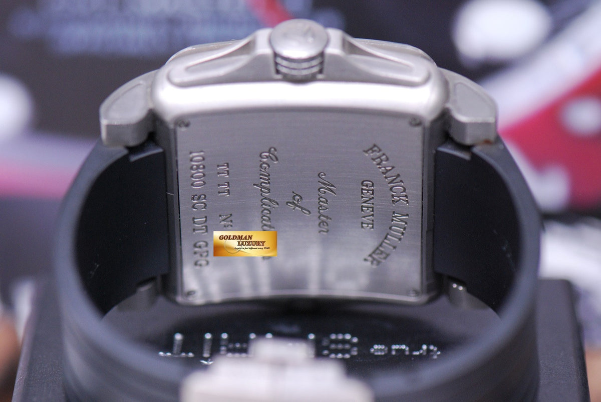 [SOLD] FRANCK MULLER CONQUISTADOR CORTEZ TITANIUM Ref 10800 SC DT TT (MINT)