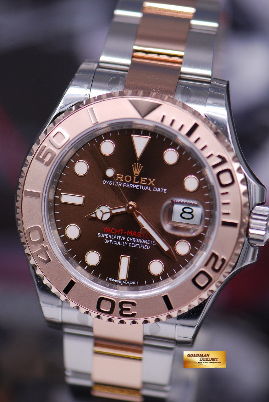 [SOLD] ROLEX OYSTER PERPETUAL YACHT-MASTER HALF-ROSE GOLD Ref 116621 (NEW-UNWORN)