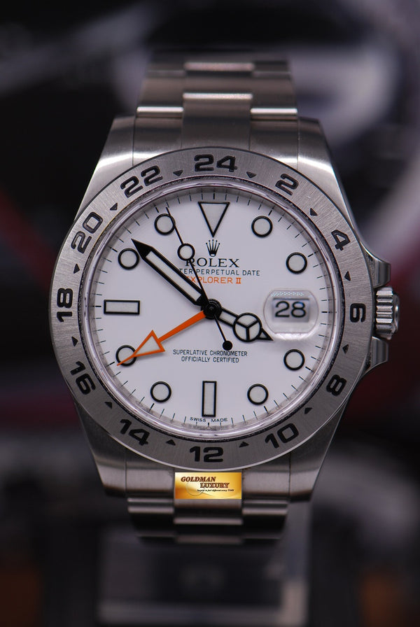 [SOLD] ROLEX OYSTER PERPETUAL EXPLORER II REF 216570 WHITE (NEAR MINT)
